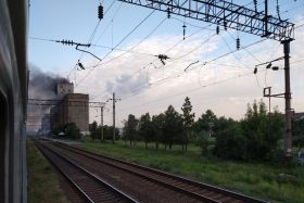 В Одесской области горел заброшенный элеватор