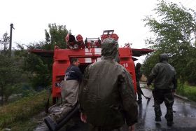 Зерновой терминал Агрии в Бердянске затопило из-за дождя